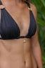 Black Leopard Bikini-Oberteil